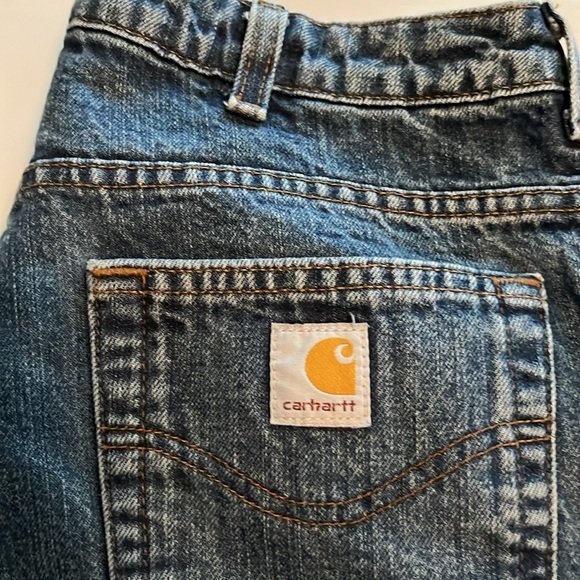 Carhartt Jeans Straight Leg Mid Rise Size 10 x 30 - Picture 12 of 16